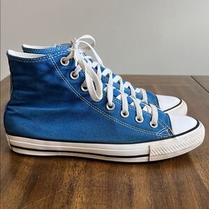 Converse Chuck Taylor All Star Blue High-Top Canvas 164028F Sneakers M 8 W 10